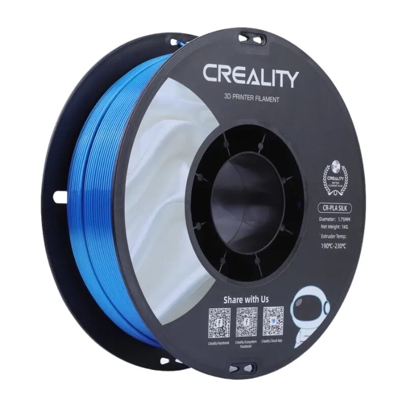CR-Silk PLA-filament Creality (blå)