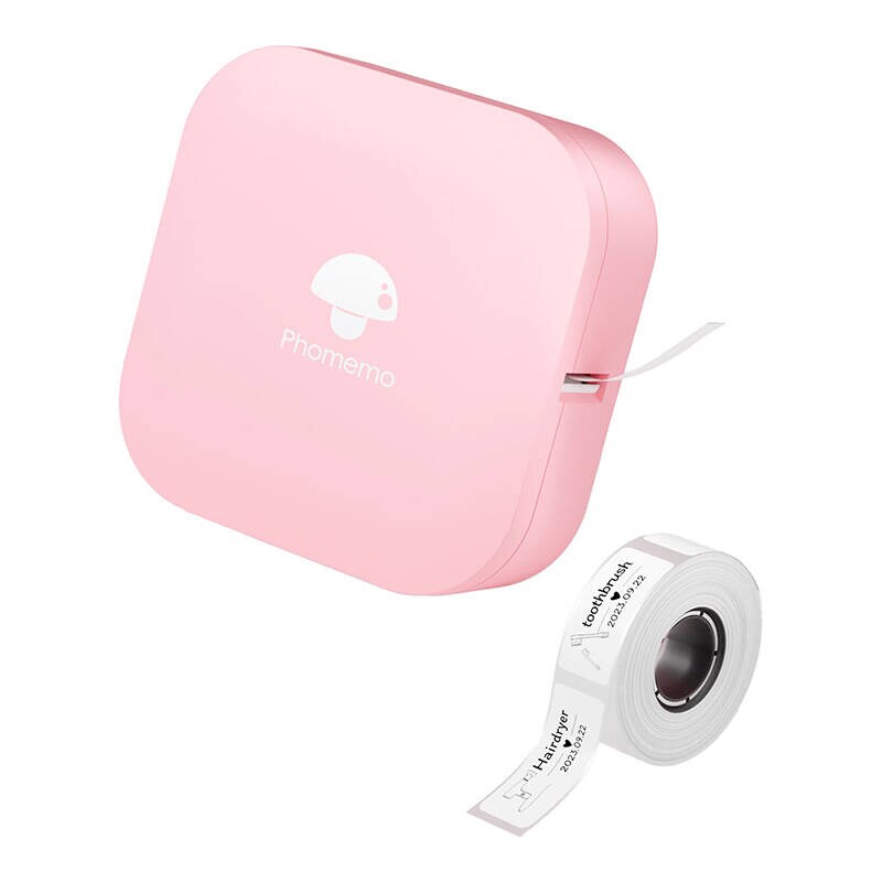 Phomemo Q30 bærbar etikettskriver (rosa)