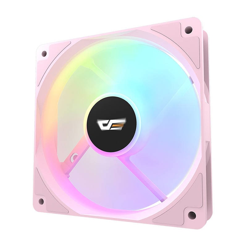 Datamaskinvifte Darkflash CL12 LED (120x120) (rosa)