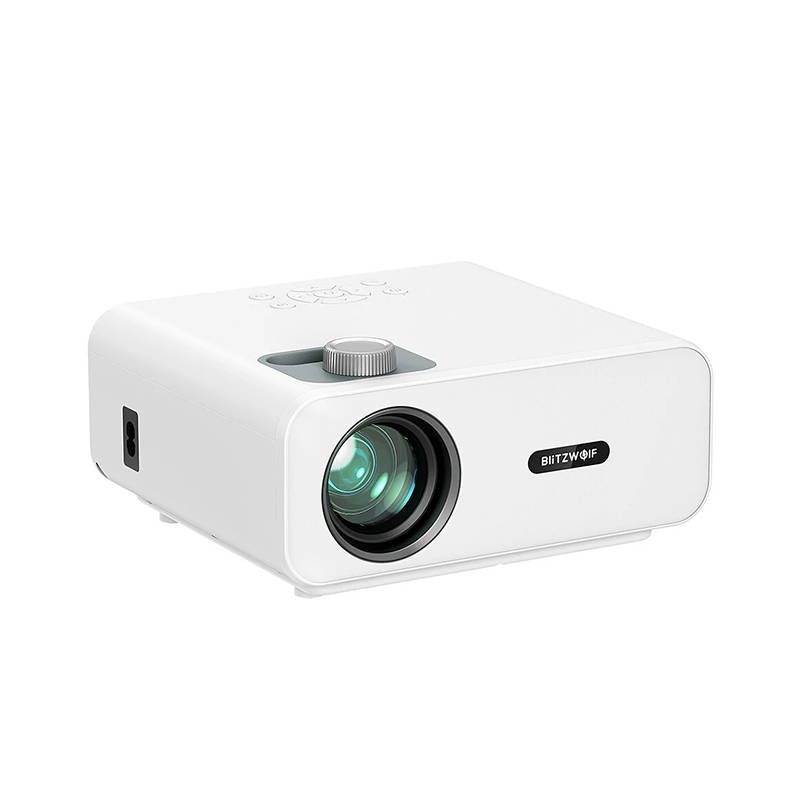 LED-projektor BlitzWolf BW-V5 1080p, HDMI, USB, AV (hvit)