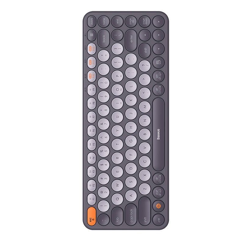 Baseus K01A trådløst tri-mode-tastatur i frostet grå