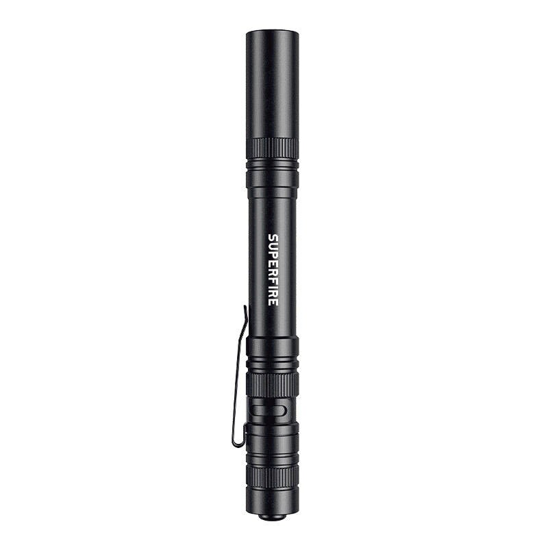 Superfire L28 lommelykt, 121 lm, 5W, 52 m, 5 moduser