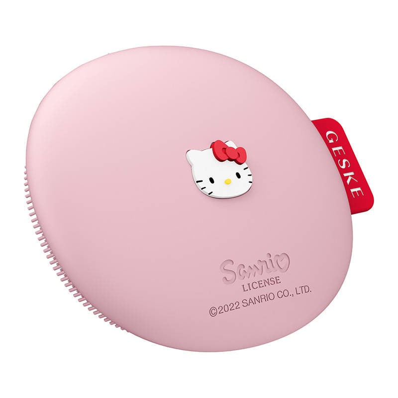 Ansiktsrengjøringsbørste 3in1 Geske med APP (Hello Kitty rosa)