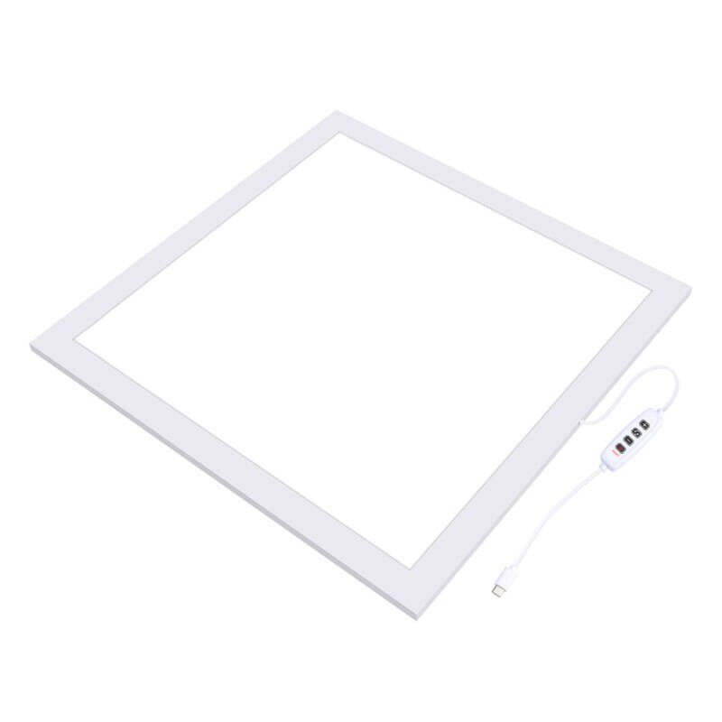 Fotografi Skyggeløst lyspanel PULUZ 1200LM LED 33,3 cm x 33,3 cm effektivt område