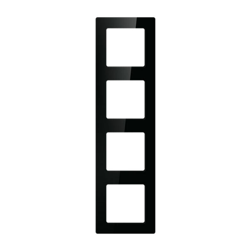 Firedobbelt rammeuttak Avatto N-TS10-Frame-B4 (svart)