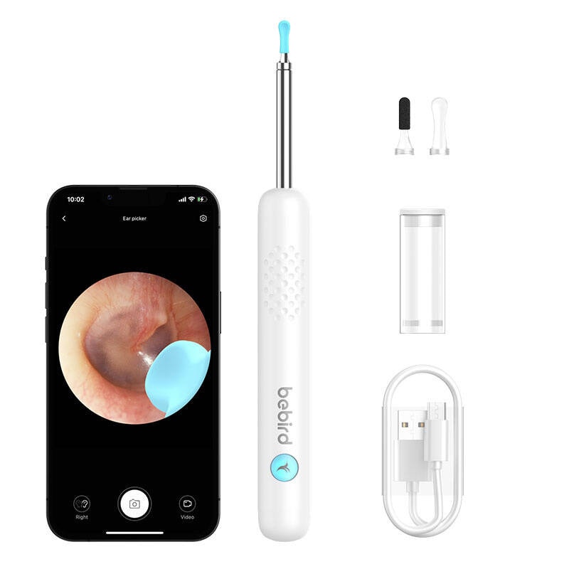 Smart Visual Ear-Clean Rod Bebird R1 hvit