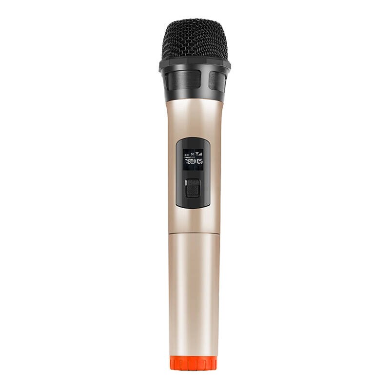 Trådløs dynamisk mikrofon UHF PULUZ PU628J 3,5 mm (gull)