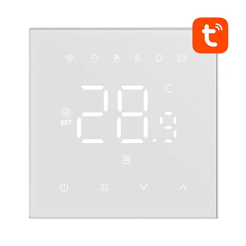 Smart termostat Avatto WT410-BH-3A-W Gasskjele 3A WiFi