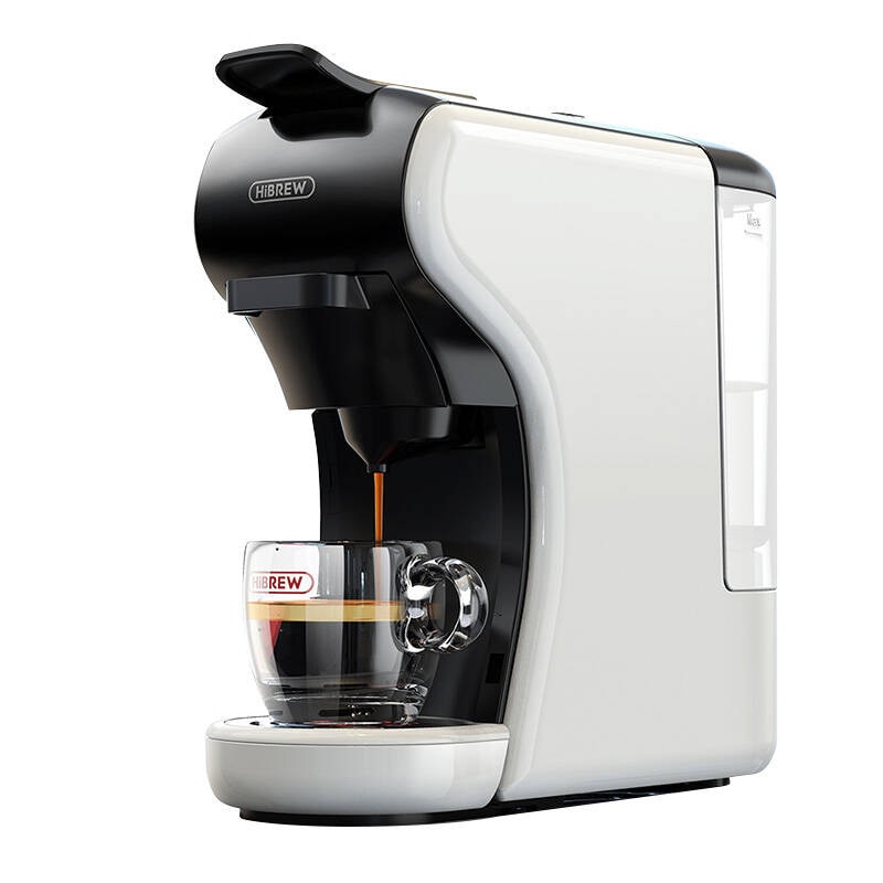 CAPSULE KAFFEMASKIN 4 IN 1 HiBREW H1A-white (hvit)