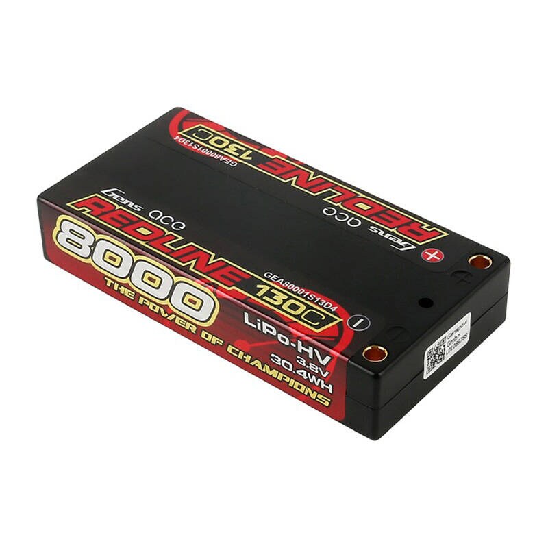 Lipo-batteri GENS ACE 8000mAh 3,8V 1S2P 130C