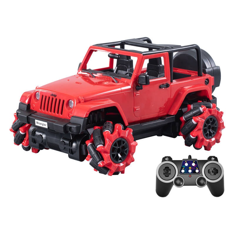 Fjernstyrt bil 1:16 Double Eagle (rød) Jeep (drift) E348-003