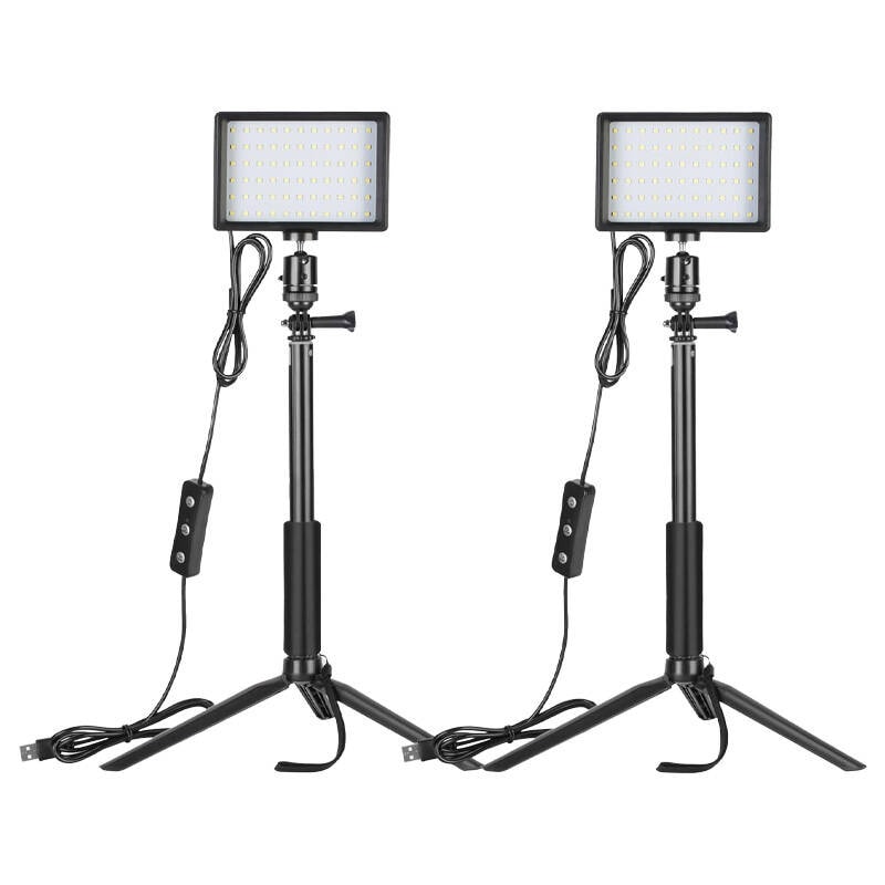 Kit Neewer ZC-10S to lamper LED + filtre + stativ