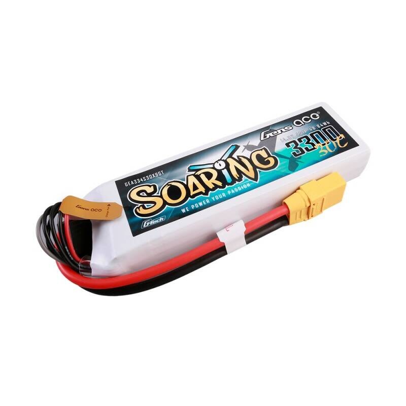 Gens ace G-Tech Soaring 3300mAh 14.8V 30C 4S1P Lipo-batteri