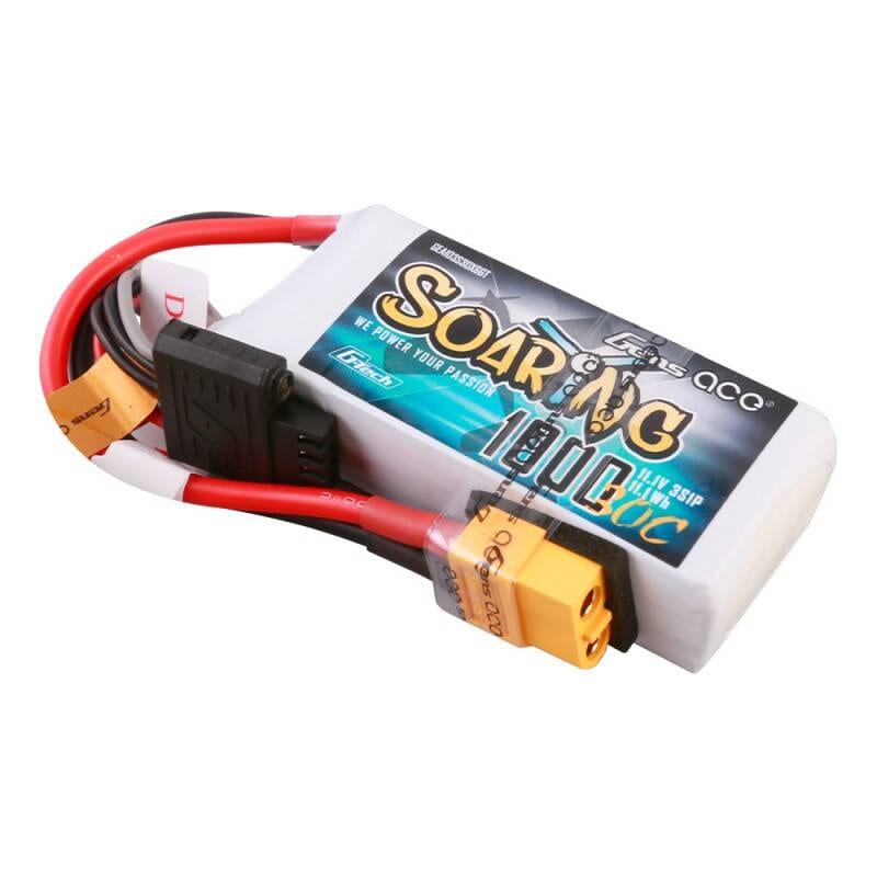 Gens ace G-Tech Soaring 1000mAh 11.1V 30C 3S1P Lipo-batteri