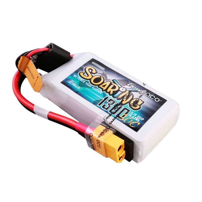 Gens ace G-Tech Soaring 1300mAh 11.1V 30C 3S1P Lipo-batteri
