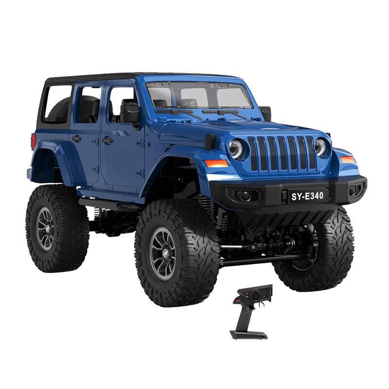 RC fjernstyrt bil 1:14 Double Eagle (blå) Jeep Crawler Pro E340-003