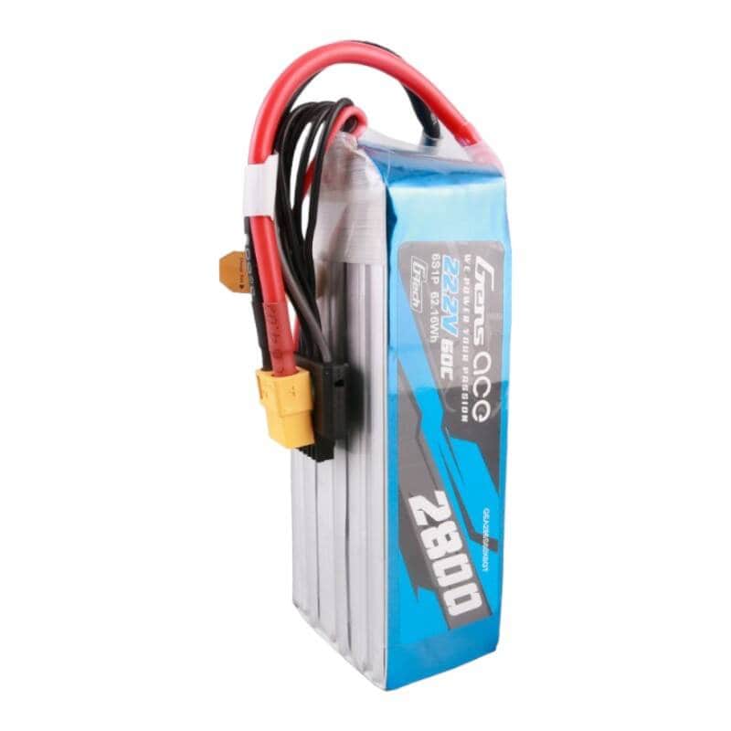 Gens ace G-Tech 2800 mAh 22,2 V 60C 6S1P Lipo-batteripakke med XT60-plugg