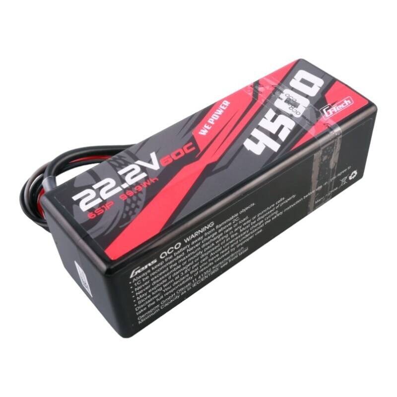Gens ace G-Tech 4500mAh 6S1P 22.2V 60C HardCase RC-bil Lipo-batteri 14#