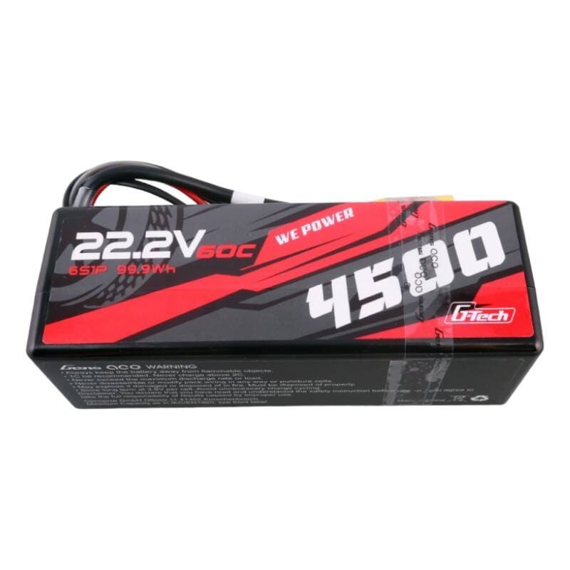 Gens ace G-Tech 4500mAh 6S1P 22.2V 60C HardCase RC-bil Lipo-batteri 14#