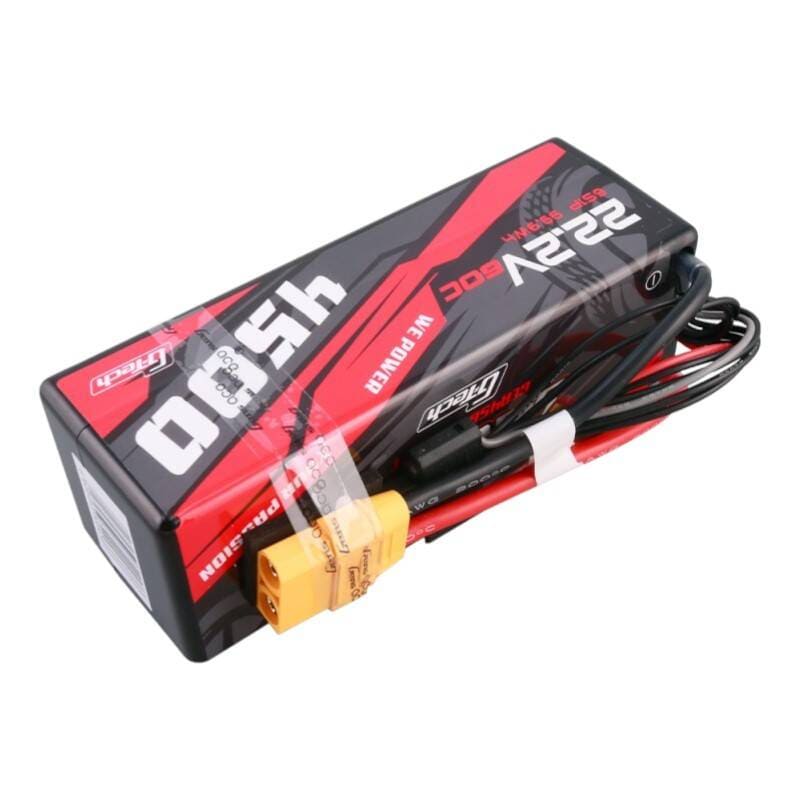 Gens ace G-Tech 4500mAh 6S1P 22.2V 60C HardCase RC-bil Lipo-batteri 14#