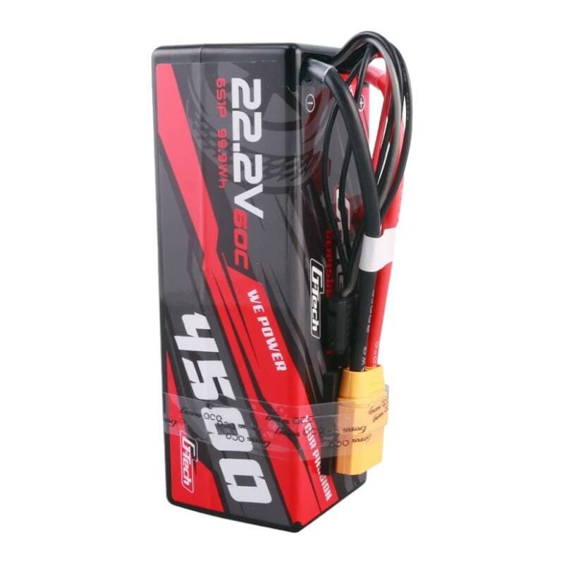 Gens ace G-Tech 4500mAh 6S1P 22.2V 60C HardCase RC-bil Lipo-batteri 14#