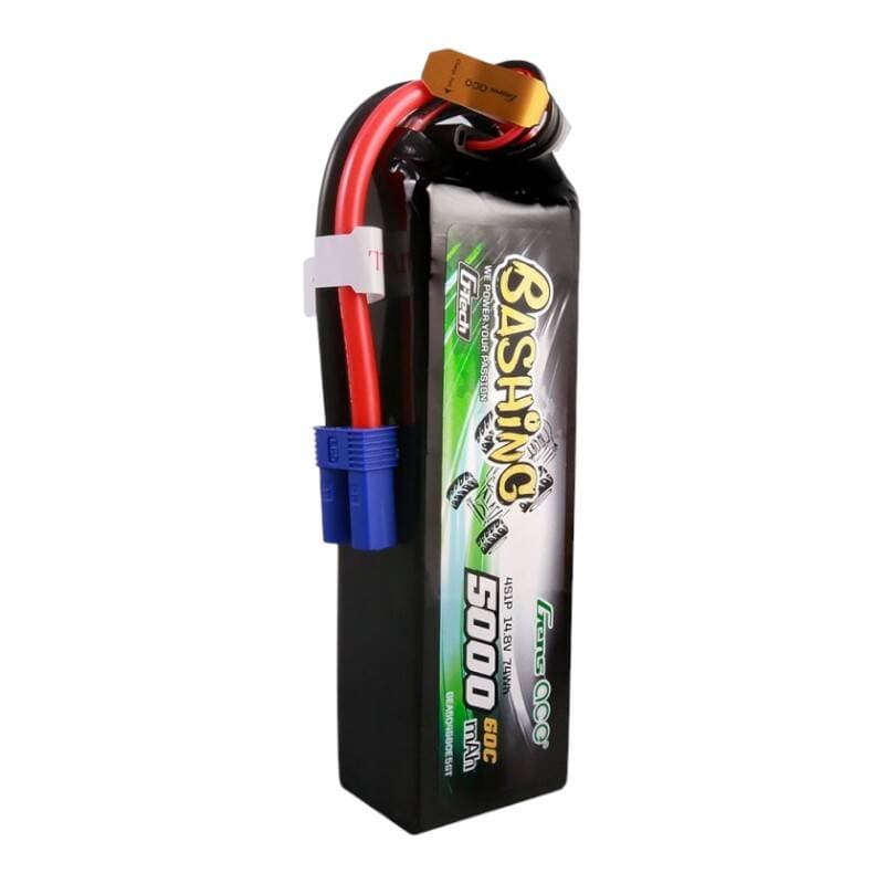 Gens ace G-Tech 5000 mAh 14,8 V 4S1P 60C Lipo-batteripakke med EC5 Plug-Bashing-serie