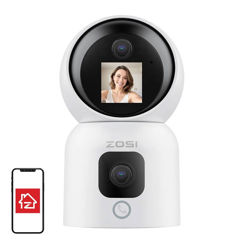 IP Innendørskamera ZOSI C528M WiFi 5G Dual 6MP