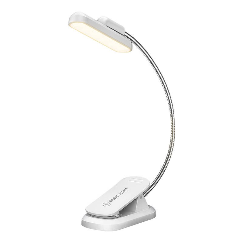Trådløs lampe Roterbar Glocusent GLCSNTA2404 Boklys, USB-C 1000mAh Hvit