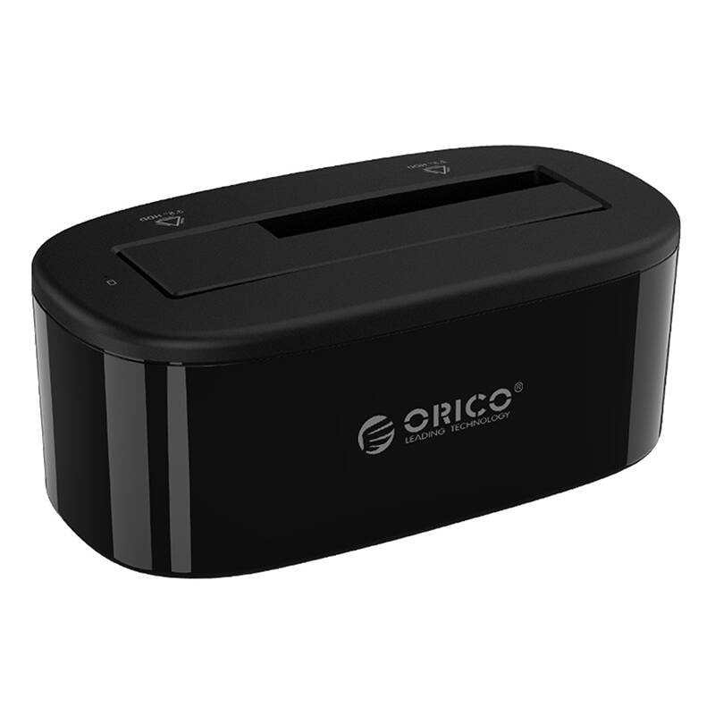 Orico dokkingstasjon for 2,5/3,5" HDD/SSD, 5 Gbps, USB-A til USB-B (svart)