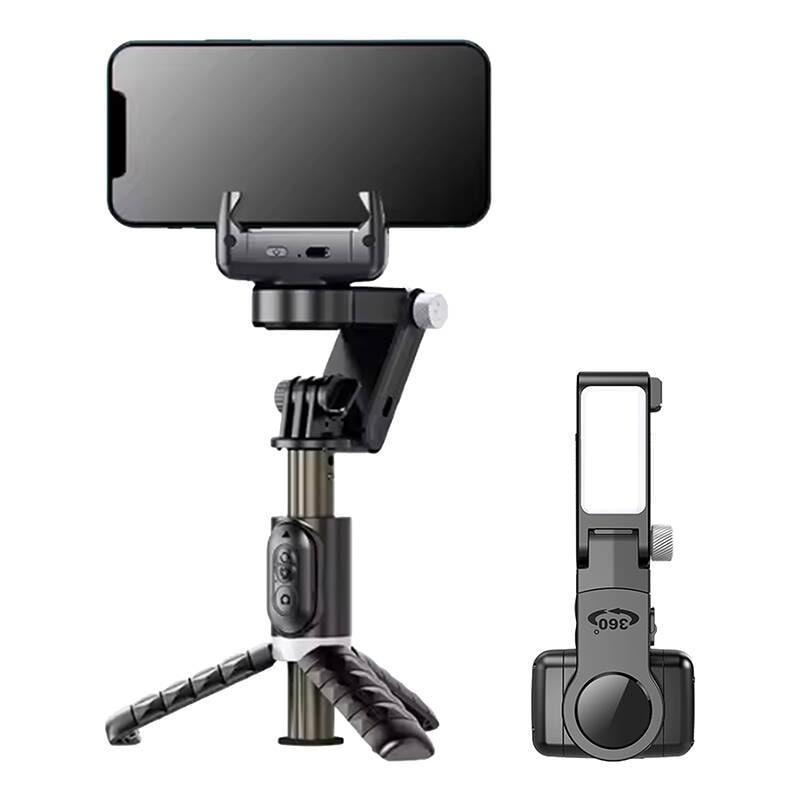 Gimbal/stativ med lys APEXEL Q18 (svart)