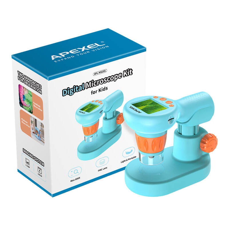 APEXEL APL-MS201 digitalt mikroskop for barn