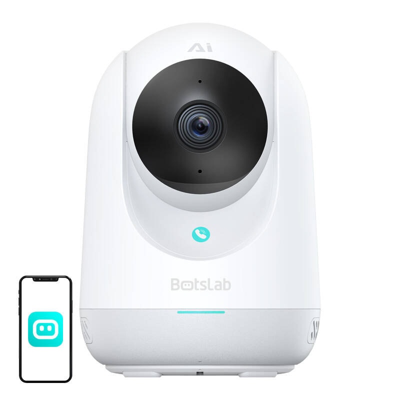 360° innendørs WiFi-kamera Botslab 2C Pro C222 5MP 5G