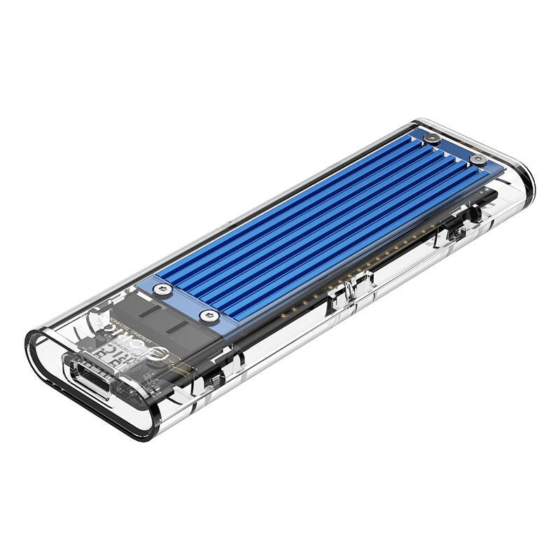 Orico-kabinett SSD M.2 , NVME, USB-C 3.1 Gen.2, 10 Gbps (blå)