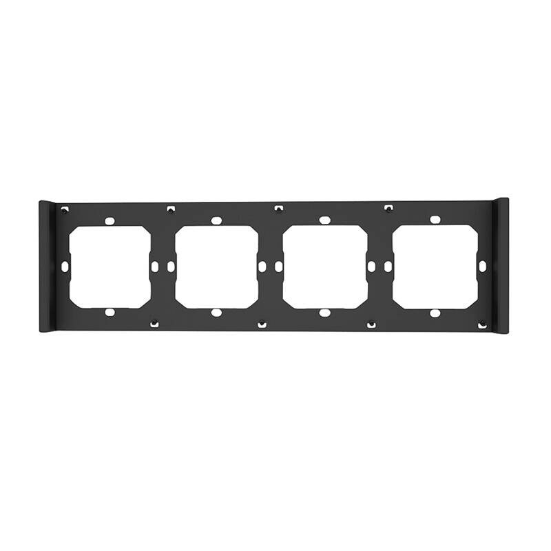 Ramme for bryter M5 80 firedoblet 4-fold SONOFF M5-4C-80-F (grafitt/svart)