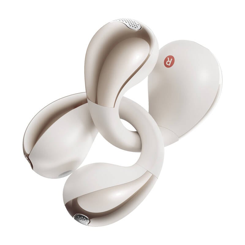 QCY Crossky Clip C30-hodetelefoner (hvite)