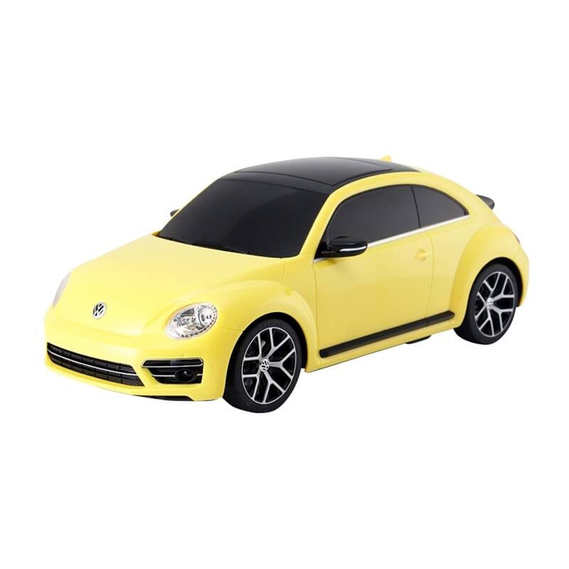 RASTAR R/C 1:14 Volkswagen Beetle fjernstyrt bil (gul)