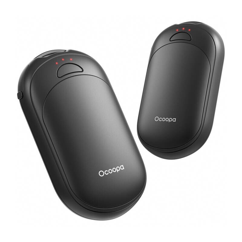 Ocoopa UT3 Lite 2x2500 mAh håndvarmer, USB-C, svart/svart