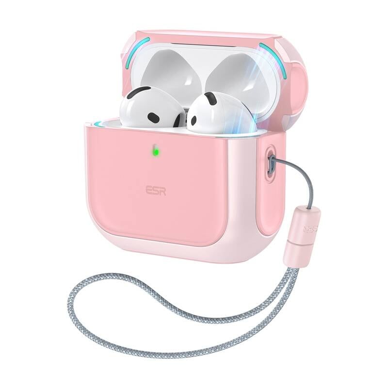 AirPods 4 Orbit Hybrid-etui (rosa)