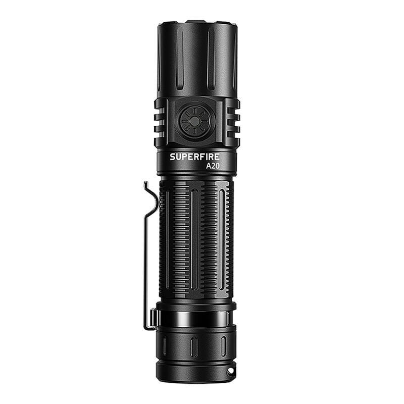 Superfire A20 lommelykt, 1700 lm, 300 m, 5 moduser