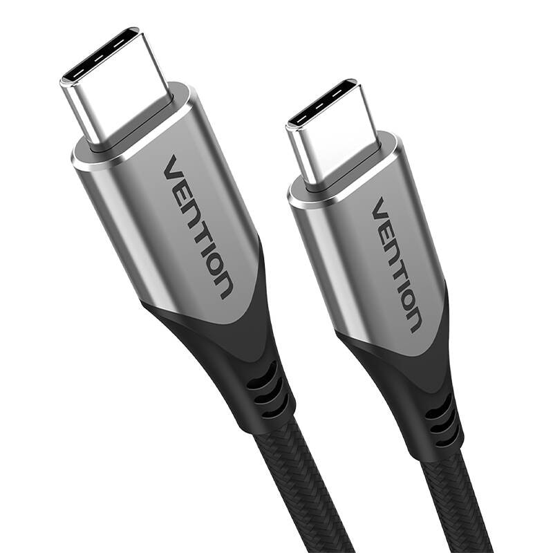 USB-C til USB-C 60W-kabel Vention TAAHD 0,5 m (grå)