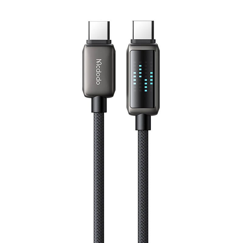Mcdodo CA-4250 USB-C til USB-C-kabel, 100 W, LED-display, 1,2 m