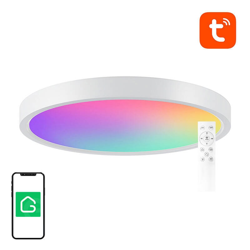 Gosund smart taklampe 30 cm WiFi/Bluetooth RGBCW - 2400 lm + fjernkontroll