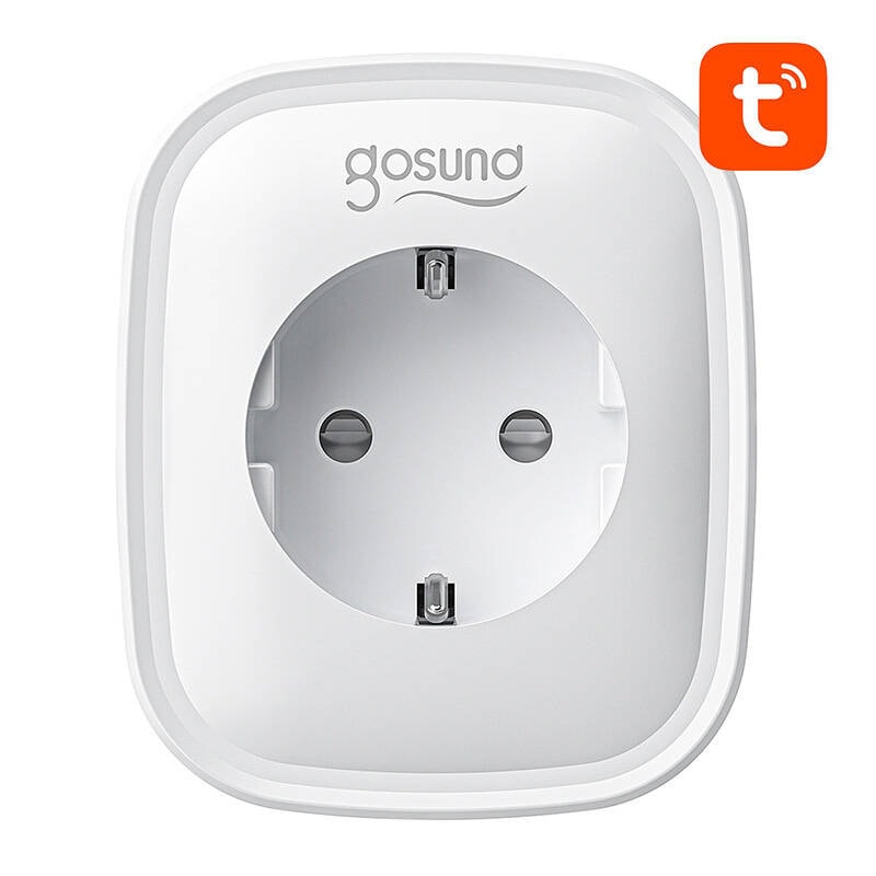 Gosund SP6 Smart WiFi/Bluetooth-kontakt 16A med USB-C PD 20W og strømmåling