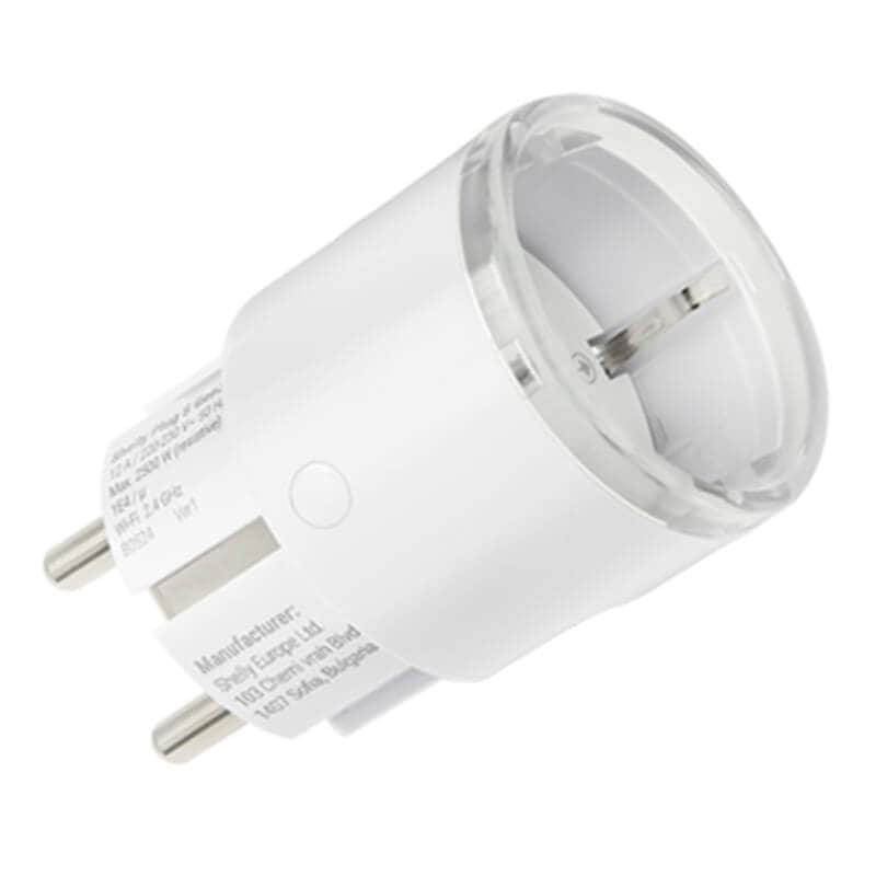 Shelly Plug S MTR Gen3 Smart Outlet (hvit)