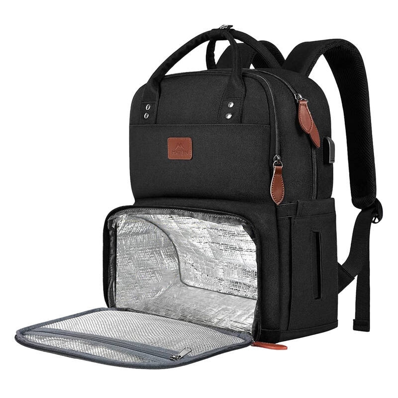 Ryggsekk for bærbar datamaskin / matpakke 15,6'' Matein 1162 USB Svart