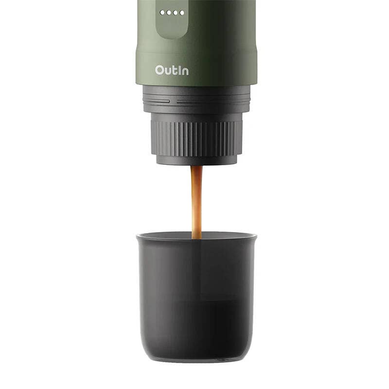 Outin Nano 7500mAh bærbar kaffetrakter (grønn)