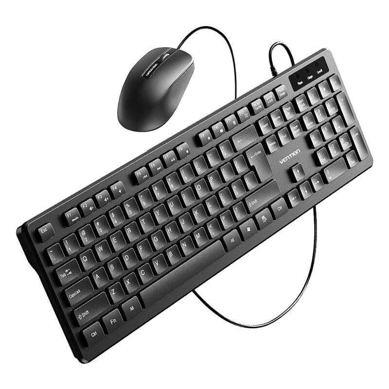 Vention KTCB0-EN Kablet tastatur + mus + musemattesett (svart)