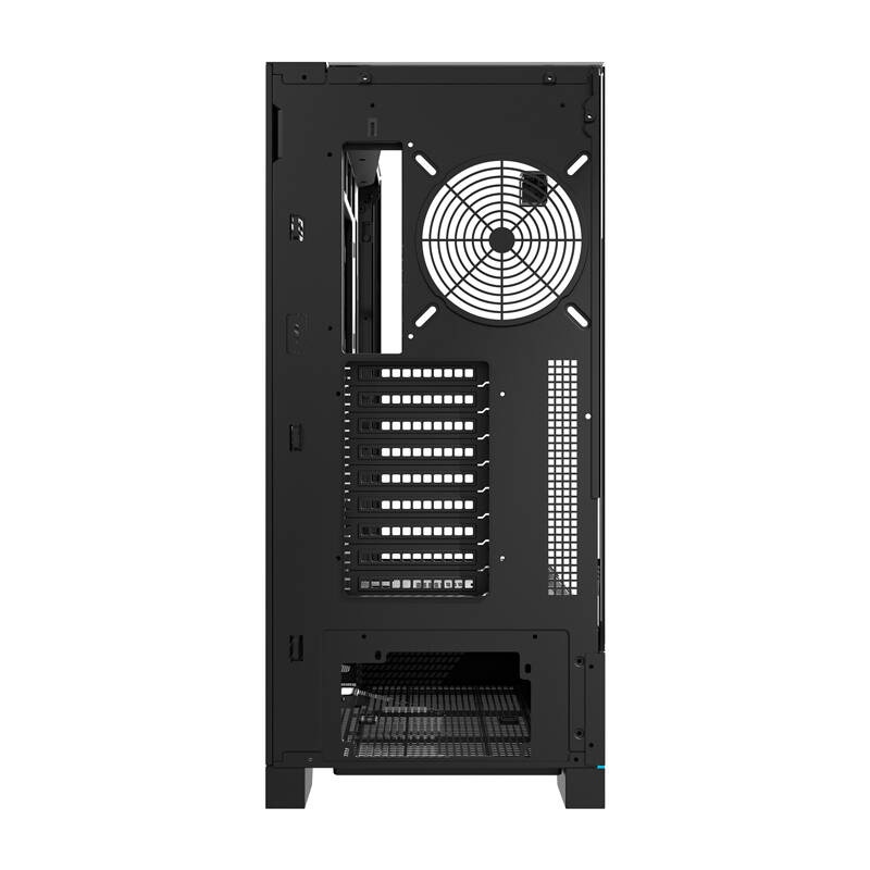 Darkflash DY450L PC-kabinett uten vifter (svart)