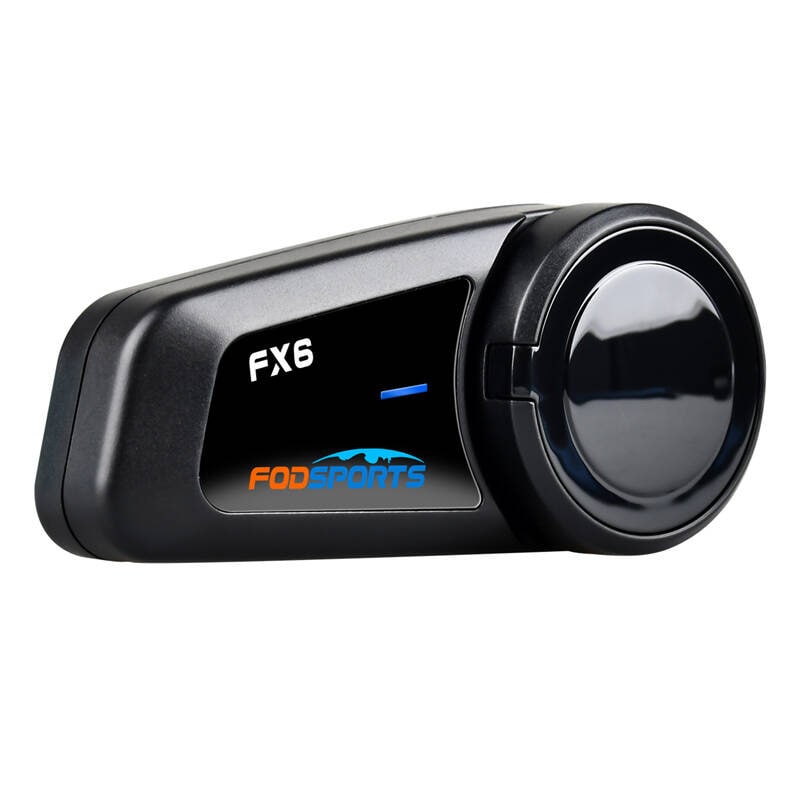 Fodsports FX6 intercom for motorsykkel (svart)