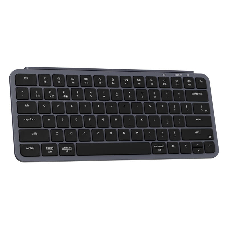 Keychron B1 Pro 2.4G trådløst ultratynt tastatur (grått) [B1P-K1].